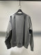 RAINMAKER / ONE-SIDE KIMONO SLEEVE SWEAT SHIRT LOOSE-FIT / GREY
