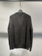 STAY HUMAN ON EARTH /  V-NECK CARDIGAN / TURKISH CAFE
