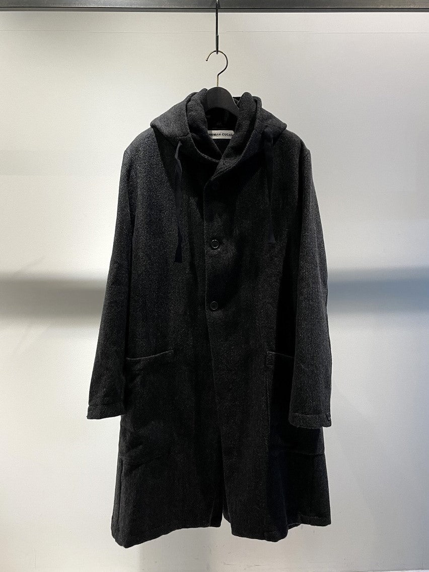 SYNGMAN CUCALA / HOODED COAT / GREY