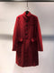 ALEKSANDR MANAMIS / LONG JACKET WOOL / RED