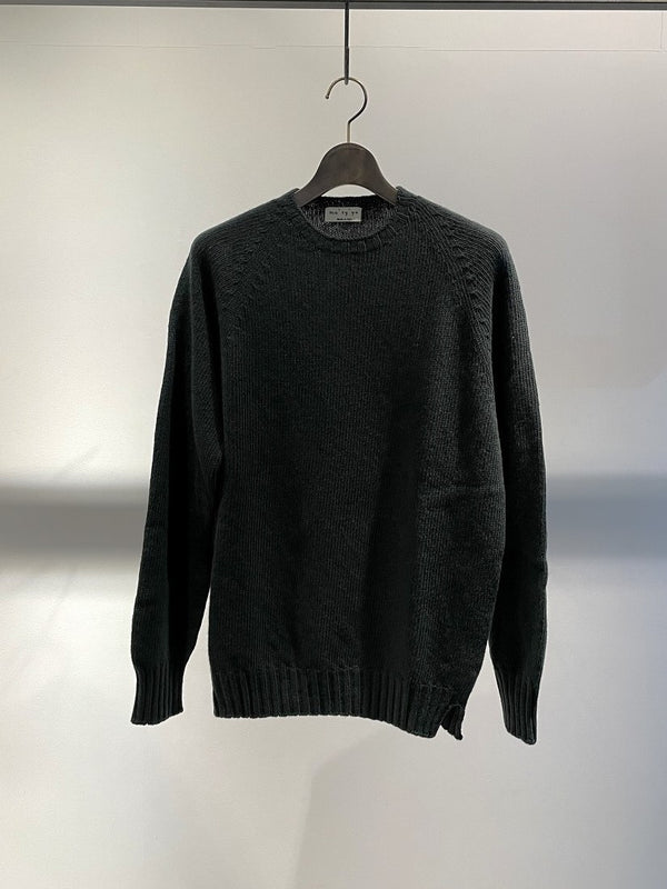 MA'RY'YA / KNIT PULLOVER ROUND NECK / GREEN