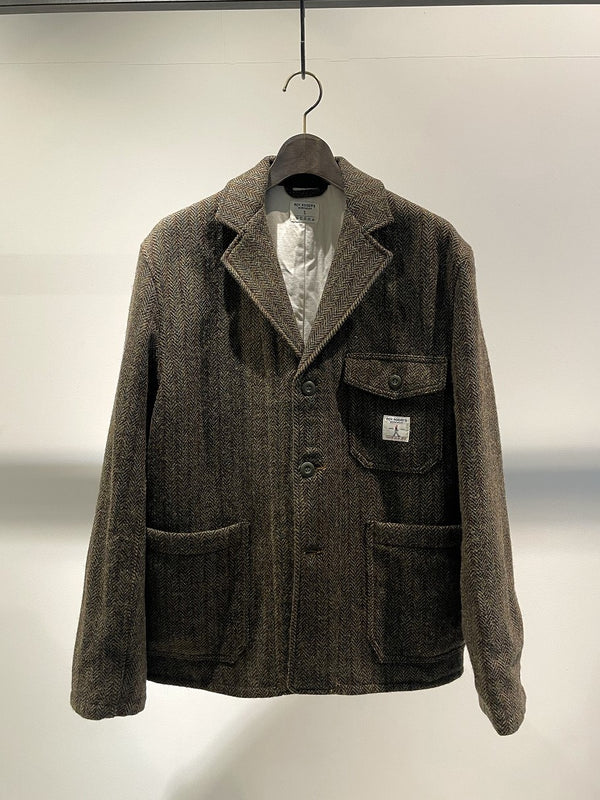 ROY ROGER'S / WORK BLAZER HERRINGBONE / BROWN
