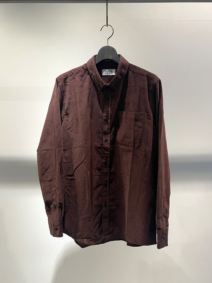 BASK IN THE SUN / CORDUROY BD SHIRT / WINE