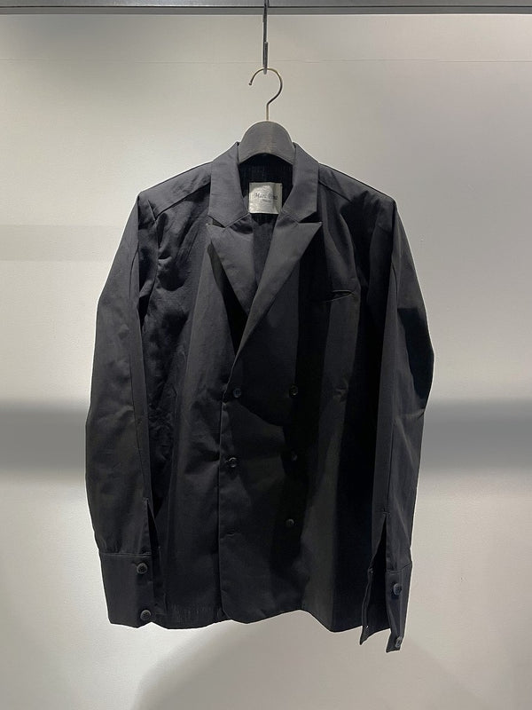 MARC POINT  / SHIRT JACKET DOUBLE / BLACK
