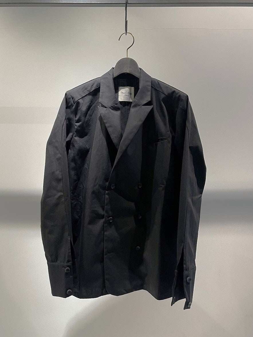 MARC POINT  / SHIRT JACKET DOUBLE / BLACK