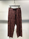 MARC POINT  / ELASTIC BAND PANTS / BORDEAUX