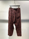 MARC POINT  / ELASTIC BAND PANTS / BORDEAUX