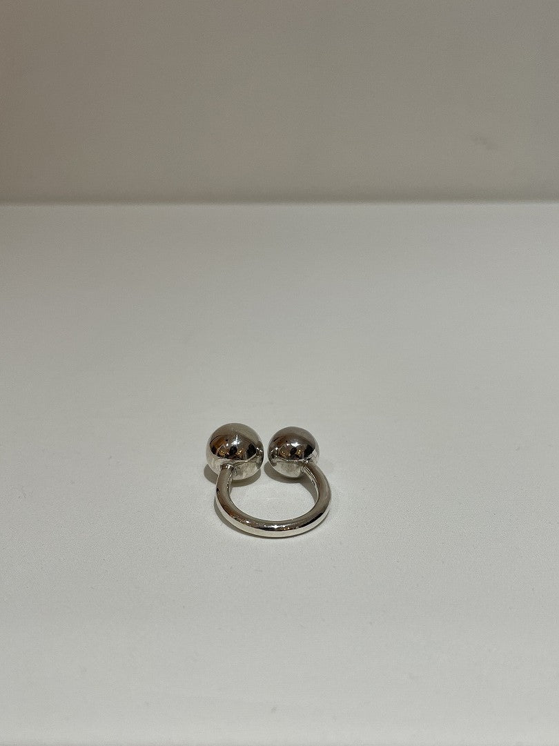 HILL TRIBE JEWELRY / SILVER RING BALLS 2