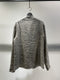 DAUB / RAW EDGE LINEN CARDIGAN / LIGHT GREY
