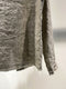 DAUB / RAW EDGE LINEN CARDIGAN / LIGHT GREY