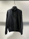 STAY HUMAN ON EARTH / ZIP HIGH NECK PULLOVER / BLACK