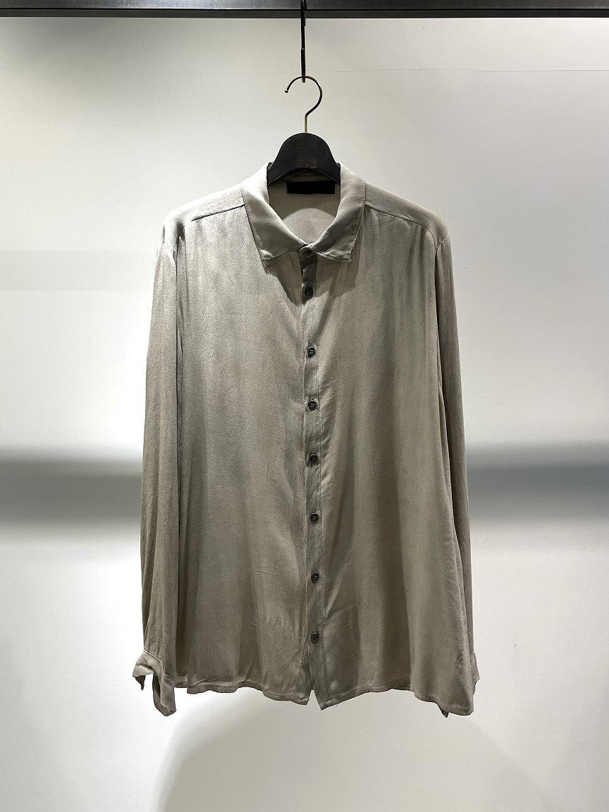 LA HAINE INSIDE US / GARMENT-DYE SHIRT / SAND