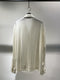 LA HAINE INSIDE US / OPEN COLLAR SHIRT LONG SLEEVE / WHITE