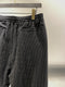 LA HAINE INSIDE US / TAPERED EASY TROUSER / STIRIPE