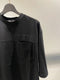 LA HAINE INSIDE US / RELAX POCKET T-SHIRT  / BLACK