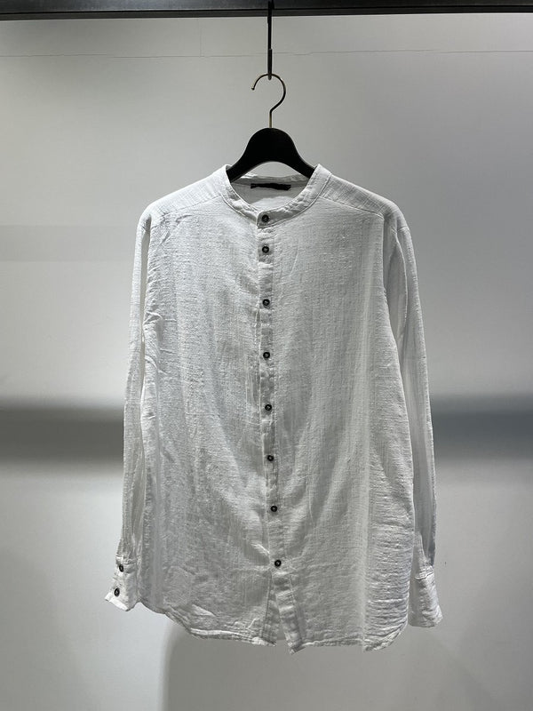 LA HAINE INSIDE US / BAND COLLAR SHIRT / WHITE