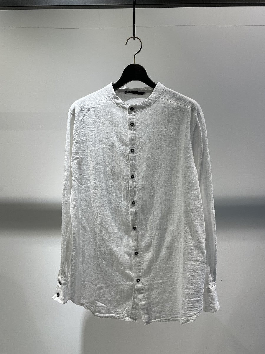LA HAINE INSIDE US / BAND COLLAR SHIRT / WHITE