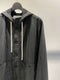 SYNGMAN CUCALA / HOODED BLOUSON / BLACK