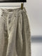 SYNGMAN CUCALA / LINEN TAPERED TROUSERS / NATURAL