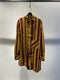 ALEKSANDR MANAMIS / ASYMMETRIC LONG SLEEVE SHIRT / STRIPE