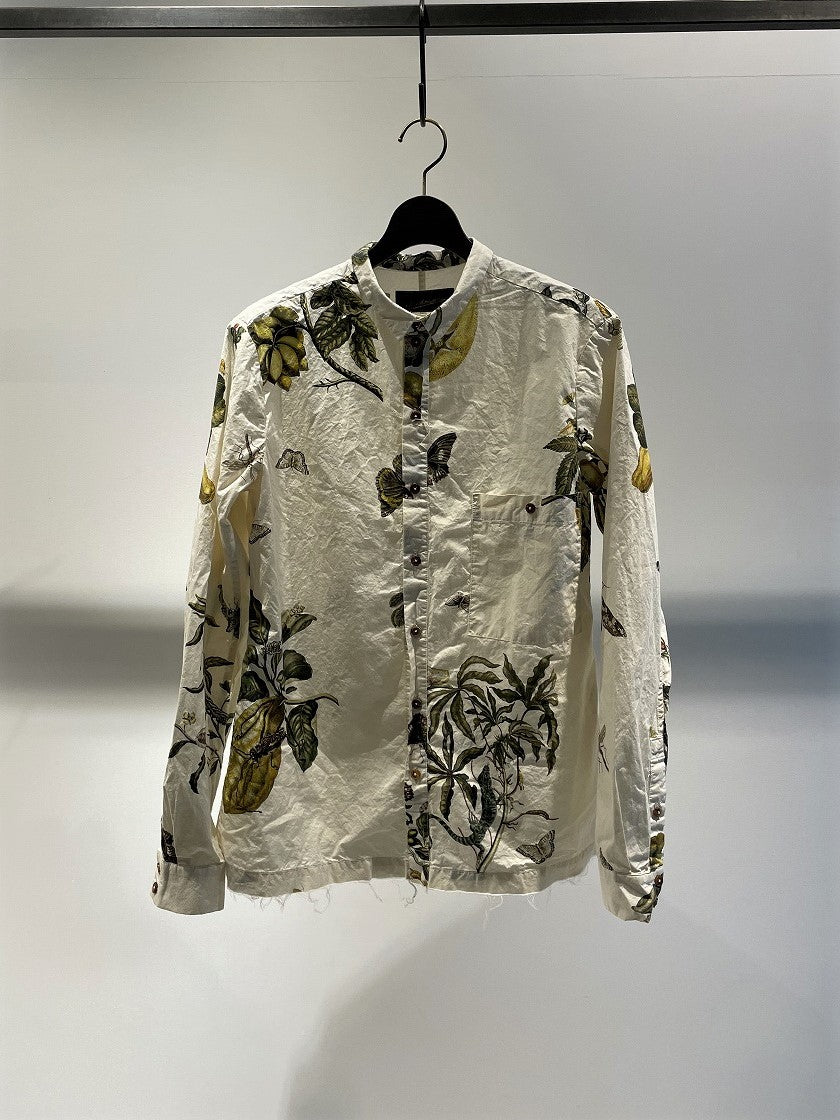 Aleksandr Manamis Shirt (NATURAL) サイズ4 rennes — Aleksandr Manamïs | Slit Detail Top in Herbarium