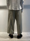SYNGMAN CUCALA / CROPPED WIDE EASY TROUSERS / STONE