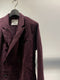 MARC POINT  / DOUBLE BREASTED JACKET / BORDEAUX