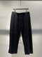MARC POINT / LOW CROTCH ELASTIC PANTS / BLACK