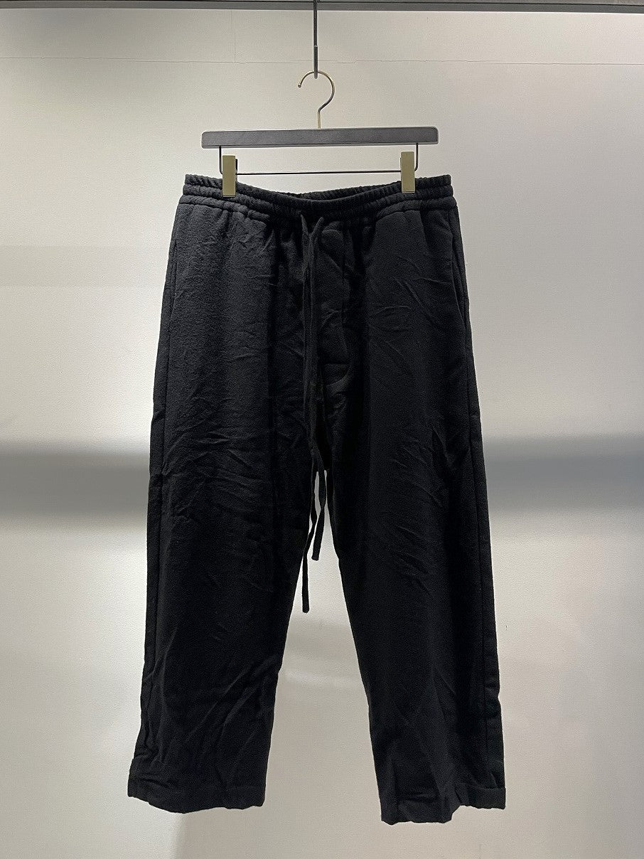 MARC POINT / LOW CROTCH ELASTIC PANTS / BLACK