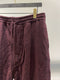 MARC POINT / LOW CROTCH ELASTIC PANTS / BORDEAUX