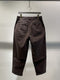 BASK IN THE SUN / 2 TUCK TAPARED PANTS / CHOCOLATE
