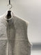 RAINMAKER / FOX CASHMERE ZIP UP VEST / IVORY