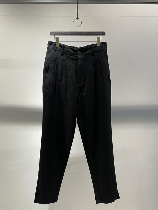 LA HAINE INSIDE US / TAPERED EASY TROUSER / BOUCLE
