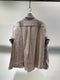 RUE DE TOKYO / REGULAR COLLAR SHIRT / RED-CREAM