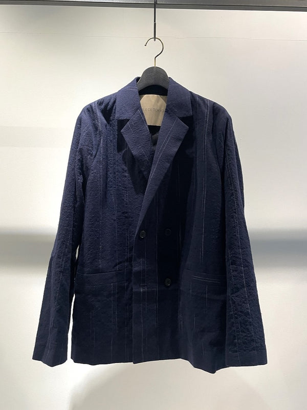 RUE DE TOKYO / TAILORED JACKET CED / STRIPE