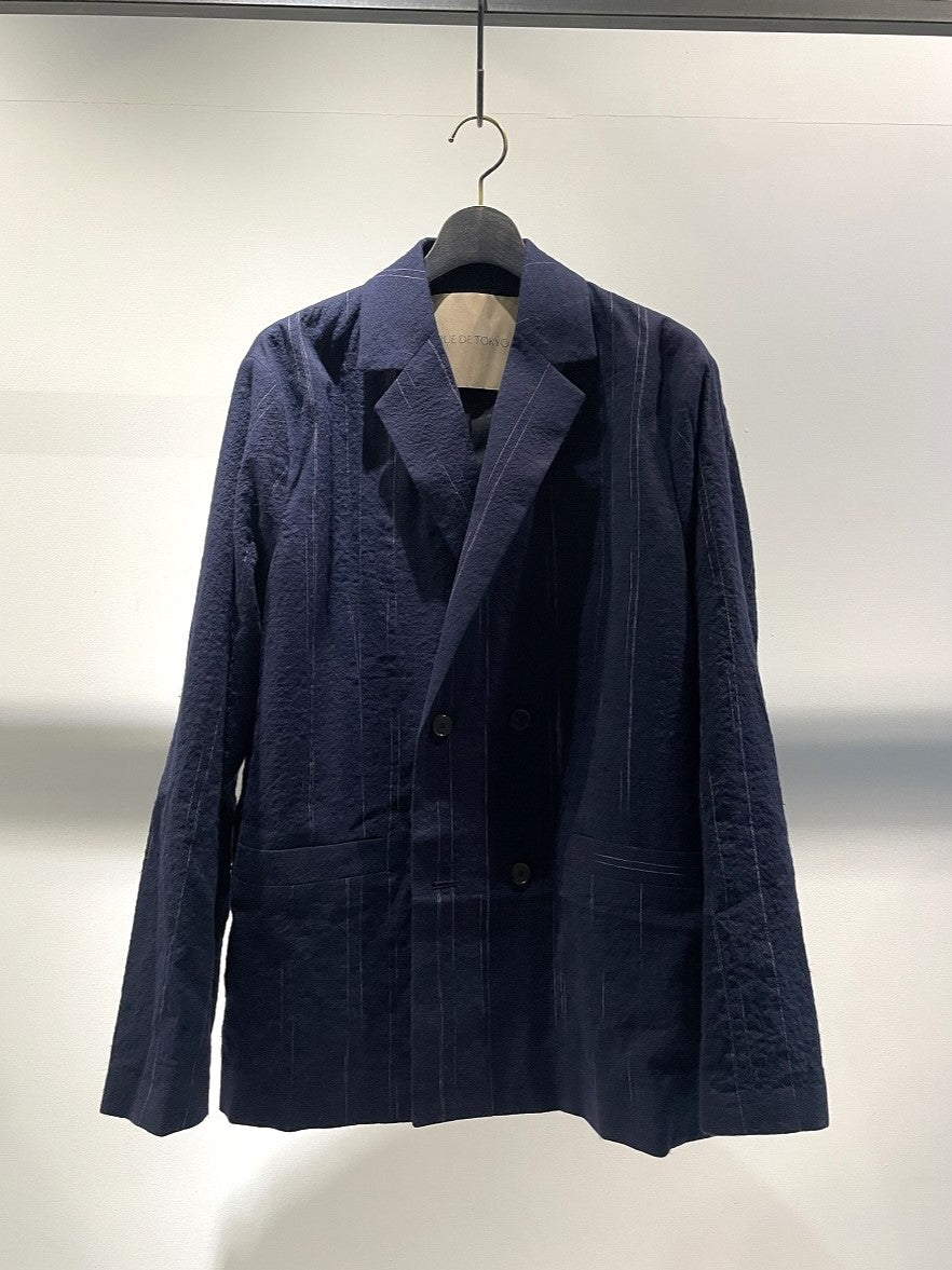 RUE DE TOKYO / TAILORED JACKET CED / STRIPE
