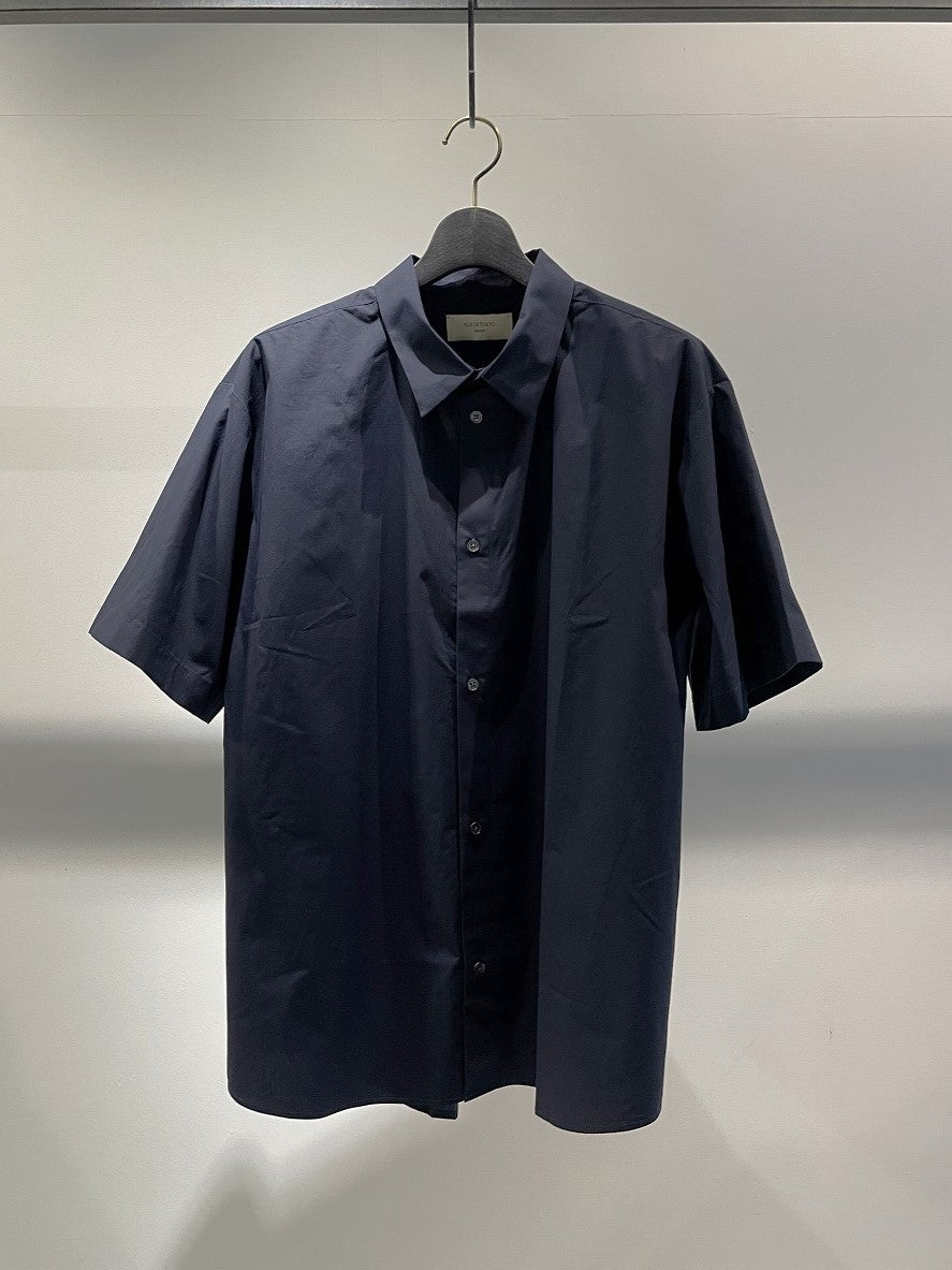 RUE DE TOKYO / SHIRT SHORT SLEEVE POPLIN / NAVY