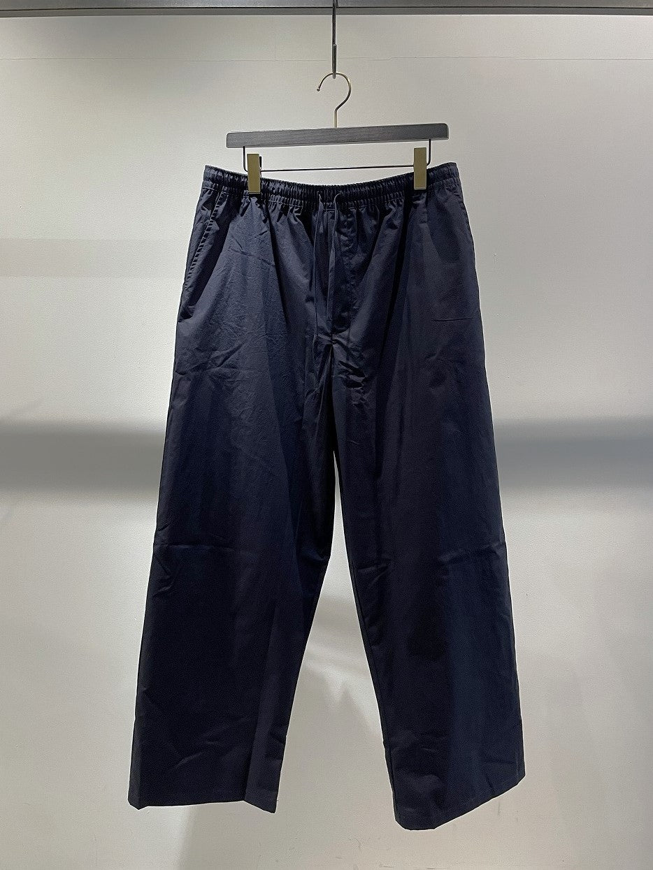 RUE DE TOKYO / WIDE TAPERED EASY PANTS POPLIN / NAVY
