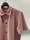 BASK IN THE SUN / SHORT SLEEVE SHIRT / FLAMINGO