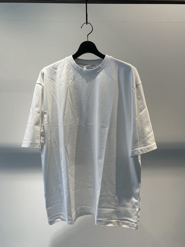 BASK IN THE SUN / T-SHIRT FLUIDITY / WHITE