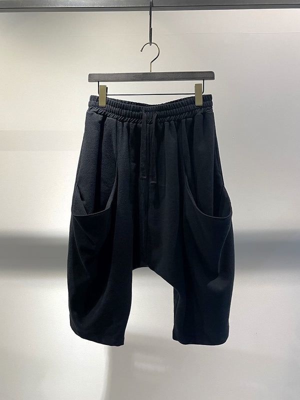 LA HAINE INSIDE US / SAROUEL SHORTS / BLACK