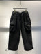 STAY HUMAN ON EARTH / CARGO PANTS / BLACK