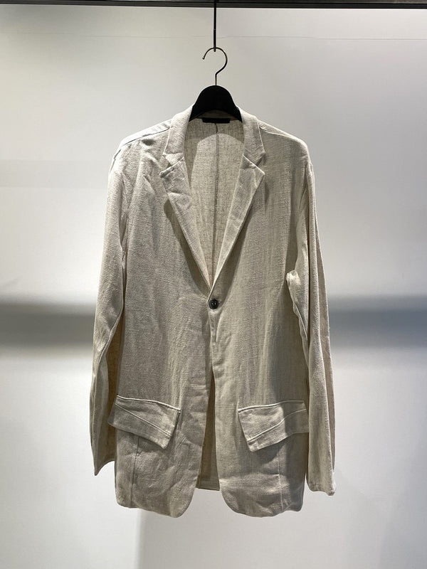 LA HAINE INSIDE US / LINEN EASY JACKET / OFF