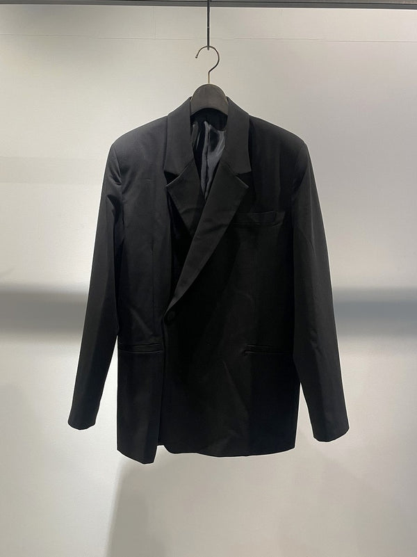 LA HAINE INSIDE US / 1B DOUBLE BREASTED JACKET / BLACK