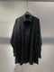 LA HAINE INSIDE US / BUTTONED OVER SHIRT / BALCK