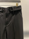 LA HAINE INSIDE US / BELTED WIDE TROUSER / BLACK