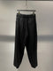 LA HAINE INSIDE US / BELTED WIDE TROUSER / BLACK