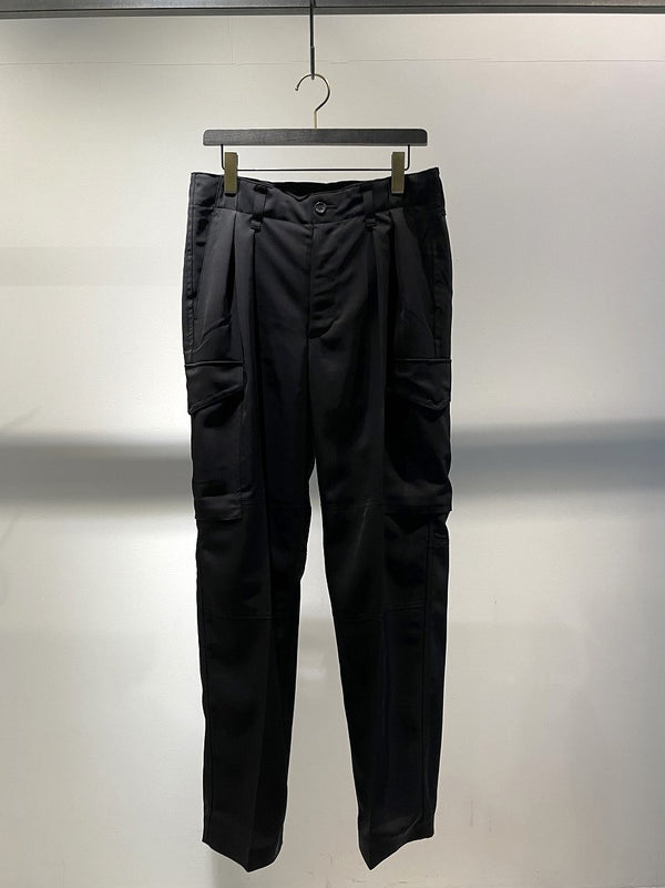 RAINMAKER / SUPPLE CARGO PANTS / BLACK