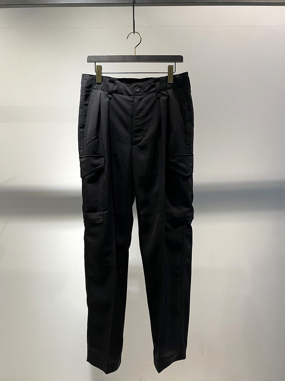 RAINMAKER / SUPPLE CARGO PANTS / BLACK