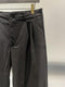 LA HAINE INSIDE US / TUCK TAPERED TROUSER / BLACK